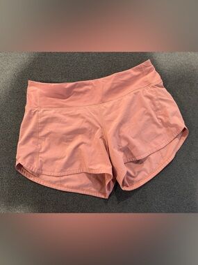 lululemon athletica Speed Up Shorts 4” in Pink Savannah